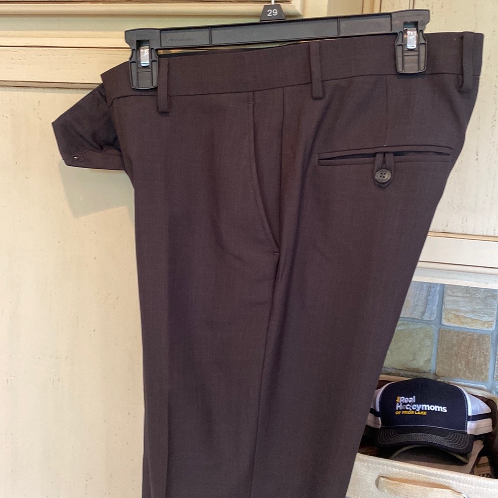 Men’s Haggar Dress Pants 30x32 Charcoal